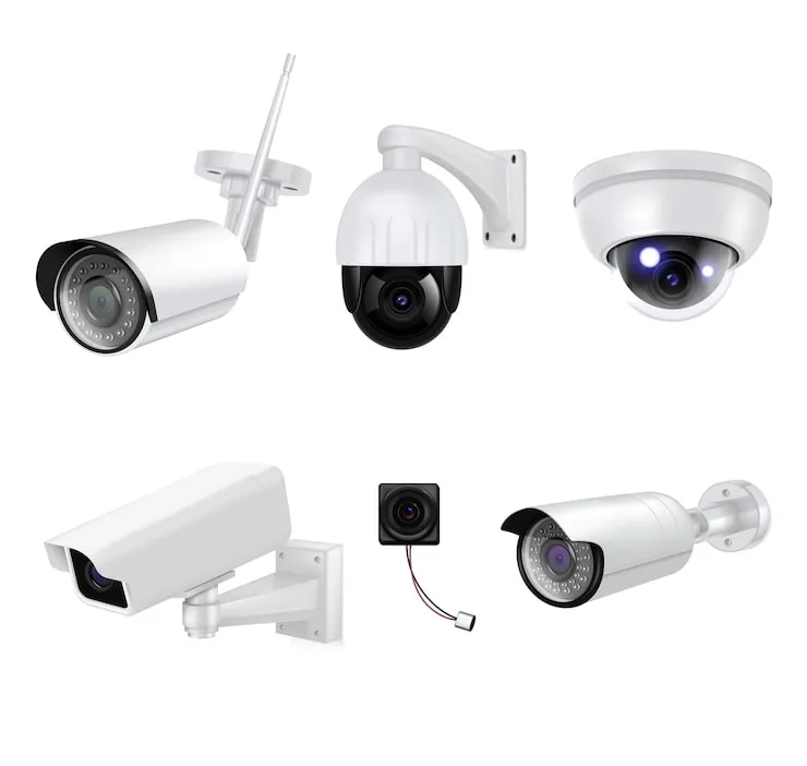 Indoor, outdoor, PTZ and bullet CCTV cameras